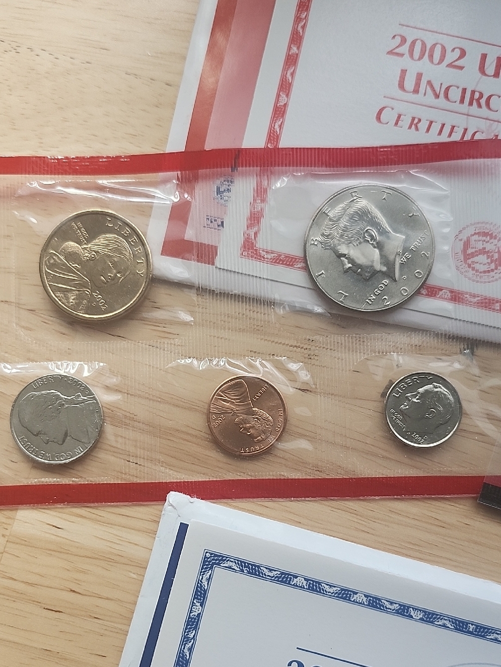 2002 United States Mint Uncirculated Coin Sets Denver And Philadelphia Mints - Picture 4 of 7